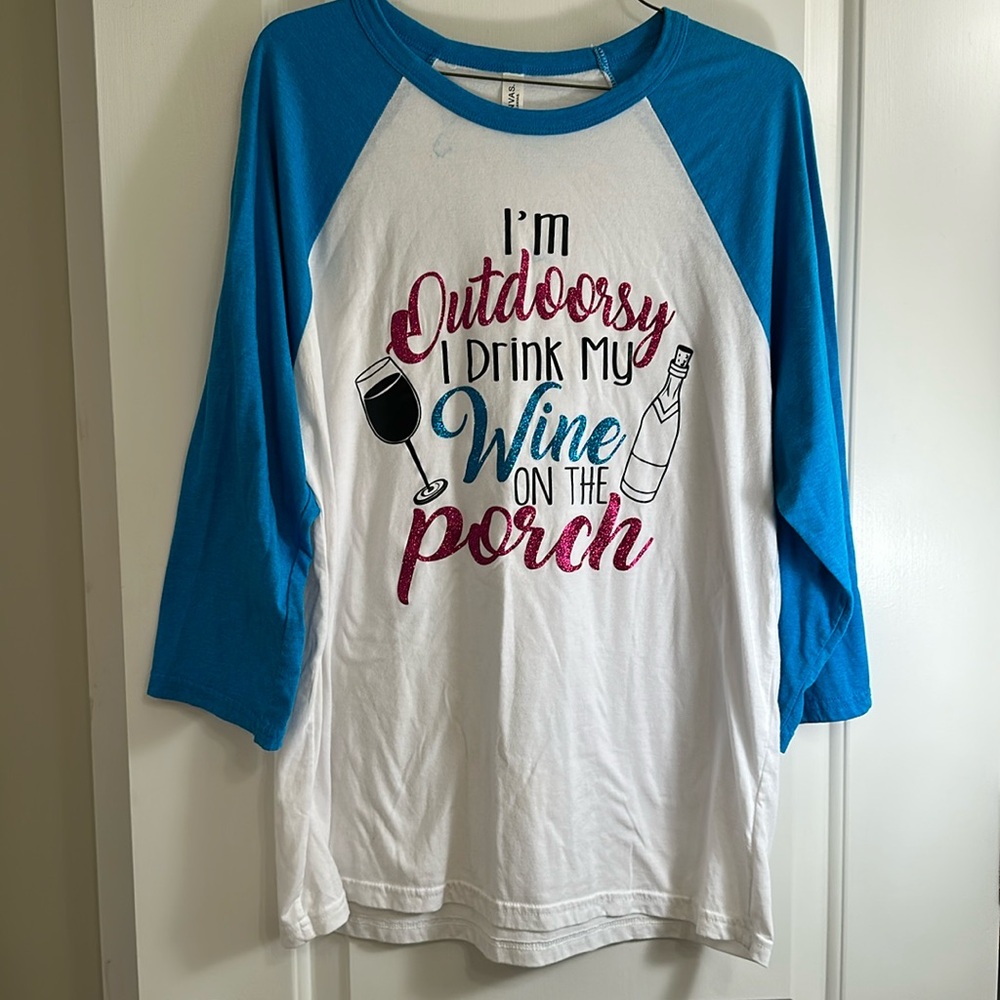 Qtr length sleeve tshirt